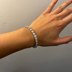 CZ Baguette Bracelet